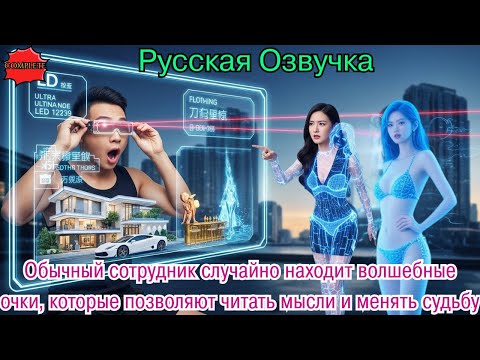 Видео: Обычный сотрудник случайно находит волшебные очки, которые позволяют читать мысли и менять судьбу
