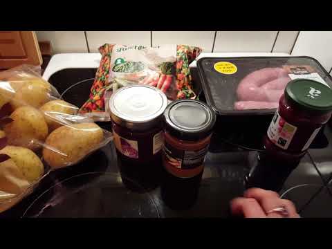 Видео: Ужин по датски. Жареные колбаски.