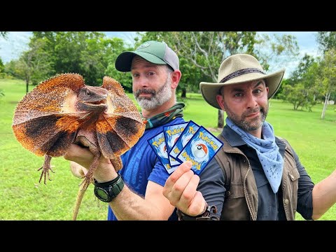 Видео: Бихте ли влезли в парк, пълен с дракони?🦎Предизвикателство: изтегли покемон карта и намери дракона