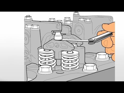 Видео: DAF Paccar MX. Регулировка клапанов.