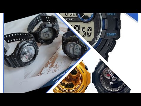 Видео: Экспресс обзор Casio G-Shock GA-300, Casio AE-1500WHX military милитари стиль и  Casio TRT-110!