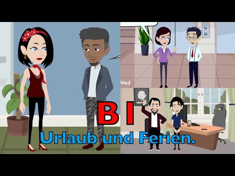 Видео: Немецкие диалоги | Отпуск и отпуск B1