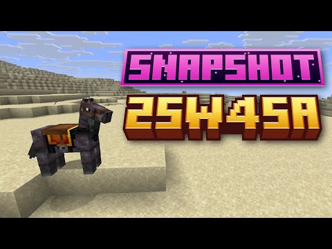 Видео: НЕЗЕРИТ ДЛЯ ЛОШАДИ в Снапшоте 25w45a Майнкрафта 1.21.11 Всадники Хаоса