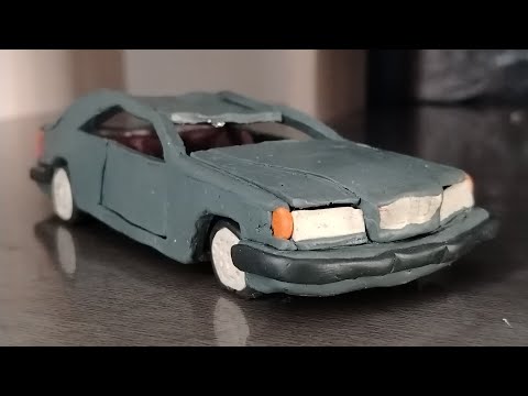 Видео: я слепил мерседес 124 из пластилина на 50 подписчиков.