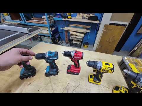 Видео: Мои шуруповерты (Makita, DeWalt, Milwaukee)