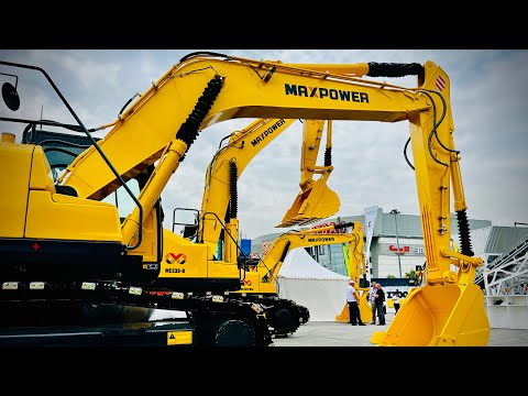 Видео: Maxpower 335/35/210/225 на СТТ Expo 2025 и обзор выставки и  #обзорытехники #дорожныеработы