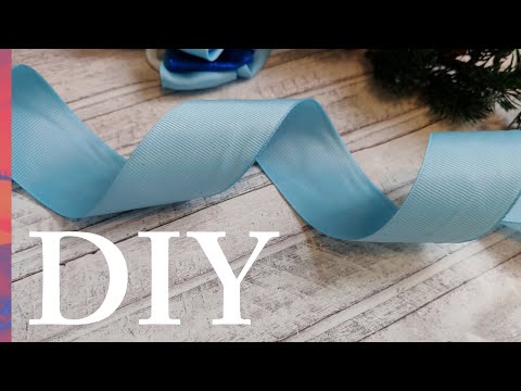 Видео: Они КЛАССНЫЕ! Зимние банты из репсовой ленты 4 см, их точно купят/мк/diy/tutorial/ribbon bows