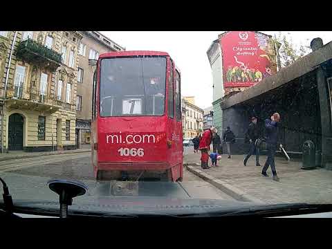 Видео: [21] Вулицями Львова на авто: Стуса - Татарська - Пасічна