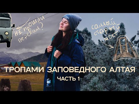 Видео: ТРОПАМИ ЗАПОВЕДНОГО АЛТАЯ I не прошли перевал? I самый старый мост I часть 1