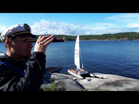 Видео: Ладожские Шхеры. Вокруг Валаама на парусном катамаране.