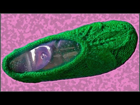 Видео: Следки с листиками. Красивые следки спицами. Вязание следков. Часть 2.