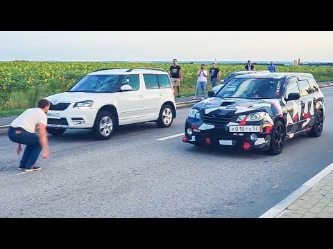 Видео: ЧТО МОЖЕТ ЗЛАЯ SKODA YETI против SUBARU FORESTER STI