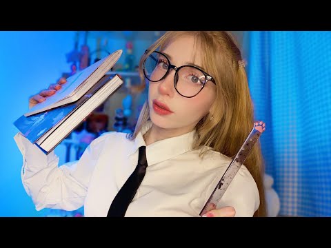 Видео: АСМР Одноклассница на последней парте💕 *расслабление* ASMR girl school 🏫
