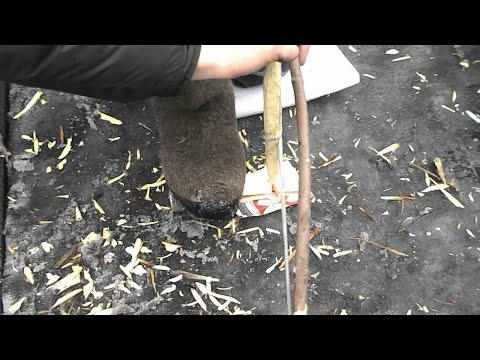 Видео: Добыча огня трением