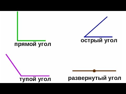 Видео: 3 урок геометрии. Углы