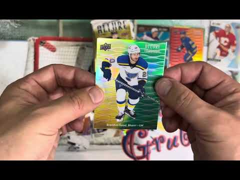 Видео: Бокс-брейк. 2023-24 Upper Deck Allure Hockey Hobby Box. Аукцион №1