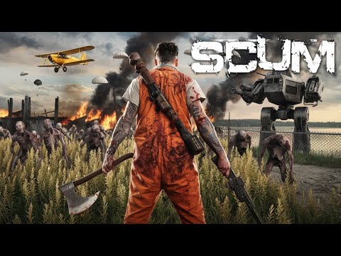 Видео: Scum, прокачка силы, ловкости, выносливости, на сервере ADVENTURE TIME