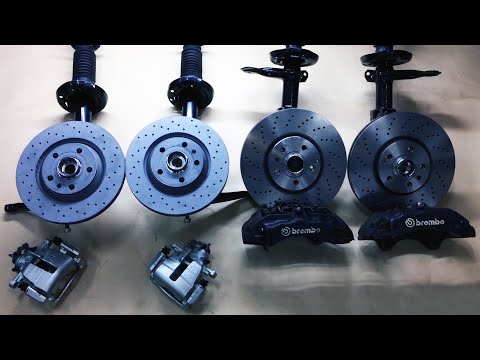 Видео: Audi Sport quattro LW "Satura" - Тюнинг тормозной системы платформы В2 и переход на 5х112.