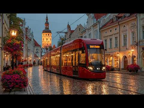 Видео: Тайны ночного Таллинна 🏰 | Кошачий колодец, Ратушная площадь, средневековая атмосфера.