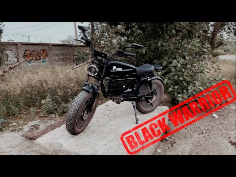 Видео: Black Warrior 1500w. E-bike 58Ah, 200km. Электровелосипед с очень большим запасом хода.