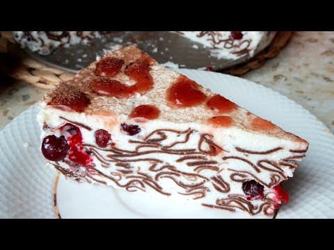 Видео: ШОКОЛАДНЫЙ БЛИННЫЙ ТОРТ В СМЕТАННОМ ЖЕЛЕ С ЯГОДОЙ! ВОЗДУШНЫЙ ДЕСЕРТ, ВКУСНЕЙШИЙ ТОРТ!👍