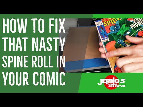 Видео: Как исправить этот неприятный сгиб корешка в вашем комиксе!