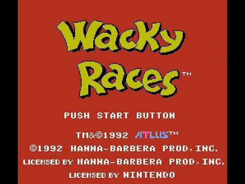 Видео: Полное прохождение Дурацкая гонка (Wacky Races) nes