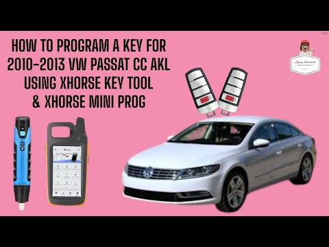 Видео: КАК ЗАПРОГРАММИРОВАТЬ КЛЮЧ ДЛЯ VW PASSAT CC AKL 2010-2013 ГОДОВ С ПОМОЩЬЮ XHORSE KEY TOOL И XHORS...