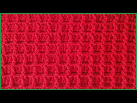 Видео: Простой узор для шарфа, снуда крючком. Вязание крючком / Crochet pattern
