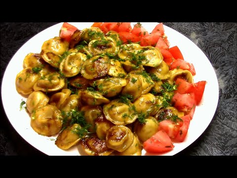 Видео: Как вкусно приготовить покупные пельмени.