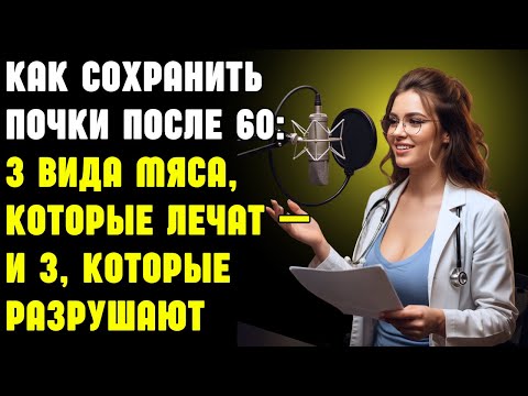 Видео: Как сохранить почки после 60: 3 вида мяса, которые лечат — и 3, которые разрушают | Здоровье пожилых