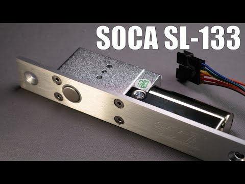 Видео: SOCA SL-133 Ригельный врезной замок