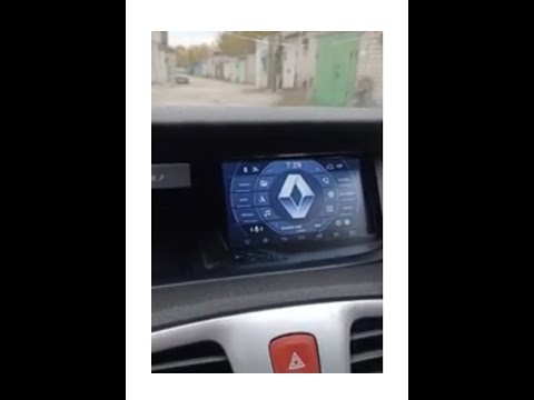 Видео: планшет вместо том том Рено Сценик 3