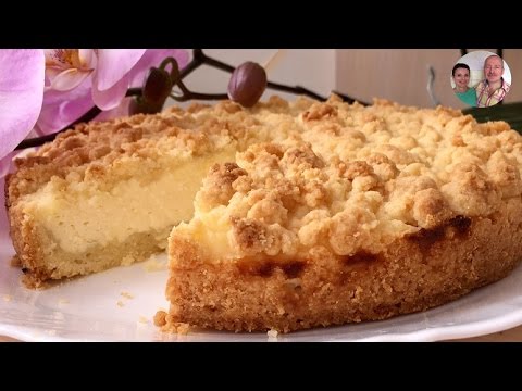 Видео: Тертый Пирог! Очень нежный и вкусный творожный пирог!