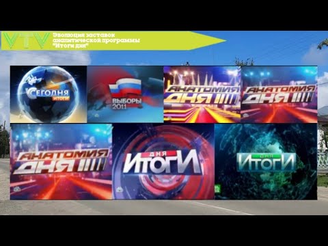 Видео: Эволюция заставок аналитической программы "Итоги дня" (НТВ)