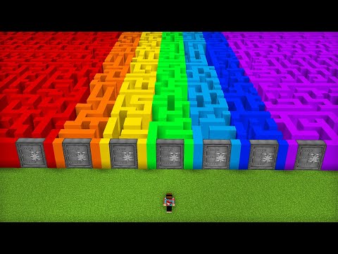 Видео: КАК МНЕ ПРОЙТИ ЭТОТ РАДУЖНЫЙ ЛАБИРИНТ В МАЙНКРАФТ | Компот Minecraft