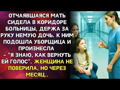 Видео: «Врачи сказали – невозможно»: Пожилая уборщица вернула девочке голос после немоты