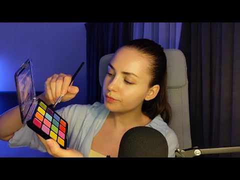Видео: АСМР на румынском: Твоя старшая сестра делает тебе макияж 💄✨