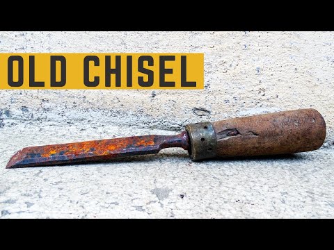 Видео: Реставрация старой ржавой стамески