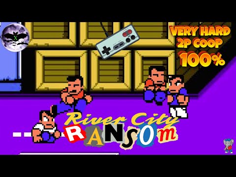 Видео: River City Ransom прохождение coop 100% [hard] | Игра (Dendy, Nes, Famicom, 8 bit) Стрим rus