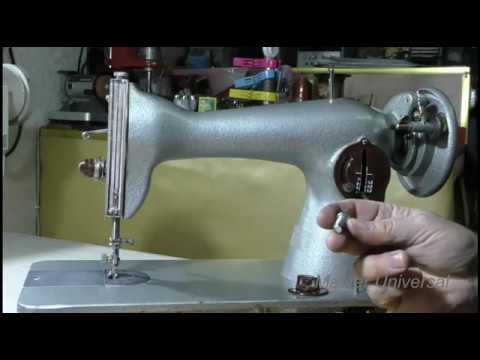 Видео: Швейная машина путает нитку на низ, зажёвывает и клинит.  Видео № 515.