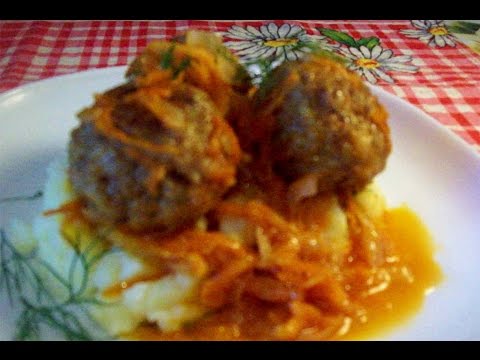 Видео: Тефтели по-домашнему с очень вкусным соусом
