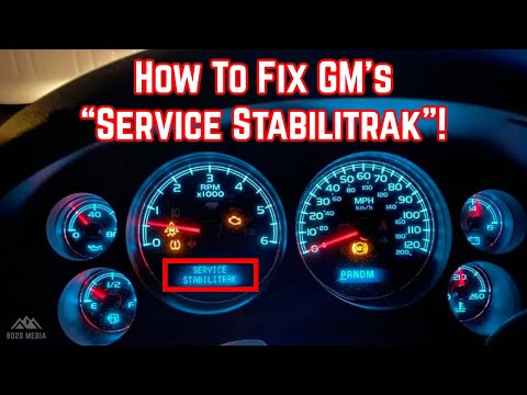 Видео: Сделай сам: как починить лампы «Service Stabilitrak» и контроля тяги на GMC/Chevrolet!
