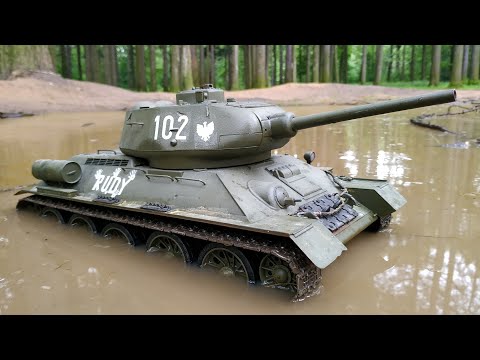 Видео: Танки на Радиоуправлении "Танки Грязи не Боятся!"