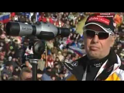 Видео: биатлон кубок мира 2008-2009 9 этап Ханты-Мансийск масс старт женщины