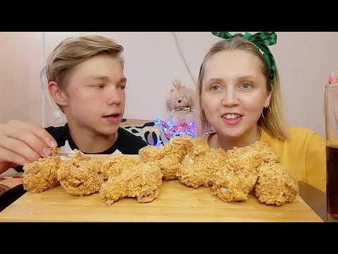 Видео: МУКБАНГ/MUKBANG 20 шт. ОСТРЫЕ 🔥 КРЫЛЫШКИ  KFC/ЧЕЛЛЕНДЖ НЕ ЗАПИВАЯ🤪🤪🤪 кто победит...🤔
