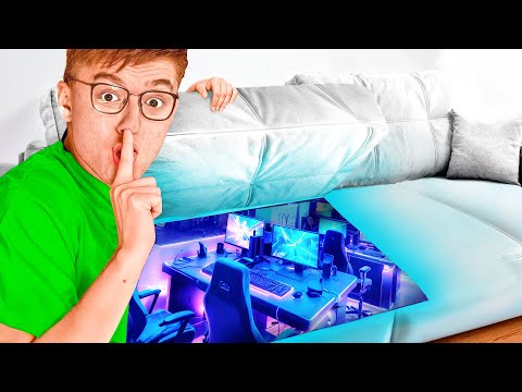 Видео: ПОСТРОИЛИ СЕКРЕТНУЮ ИГРОВУЮ КОМНАТУ!