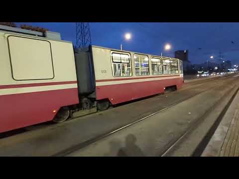 Видео: Давно не видел: Трамвай "5131 по 47 по Испытателей" в СПб 14-*: ЛВС-86К-М 5131 по №47 (06.12.24)