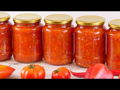 Видео: 🌶ЛЕЧО из сладкого перца на зиму!🍅Самый удачный рецепт! Сладкий болгарский перец в томатном соусе!