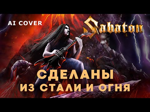 Видео: SABATON - Сделаны Из Стали И Огня ВИКОНТ кавер \ AI Cover